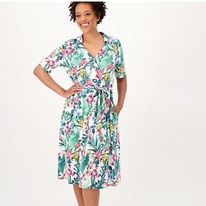 GIRL WITH CURVES MIDI Shirt Dress